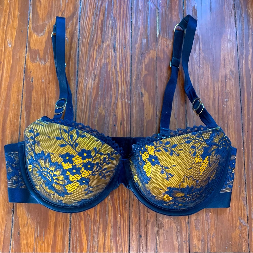 Stella McCartney Lace Overlay Bra 34D